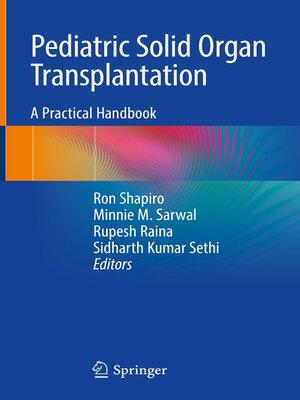 cover image of Pediatric Solid Organ Transplantation